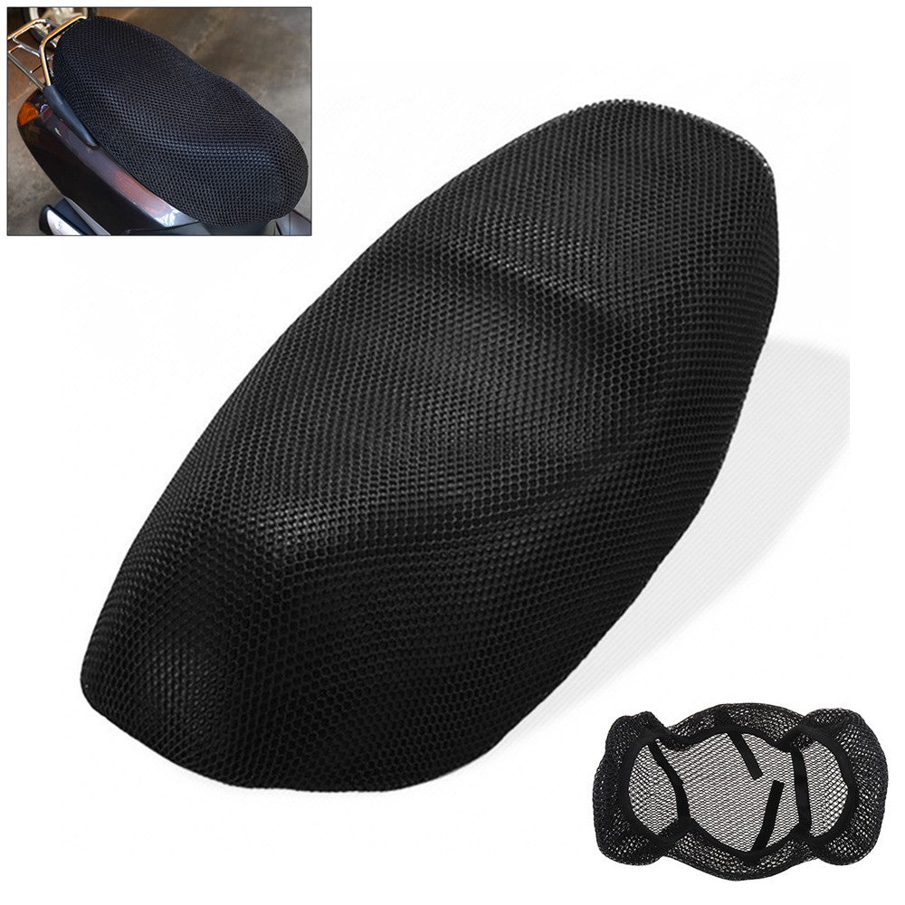 AUTCOAT 1 Peça Capa de Assento de Moto Scooter Ciclomotor Malha 3D Respirável Almofada Antiderrapante S-6XL