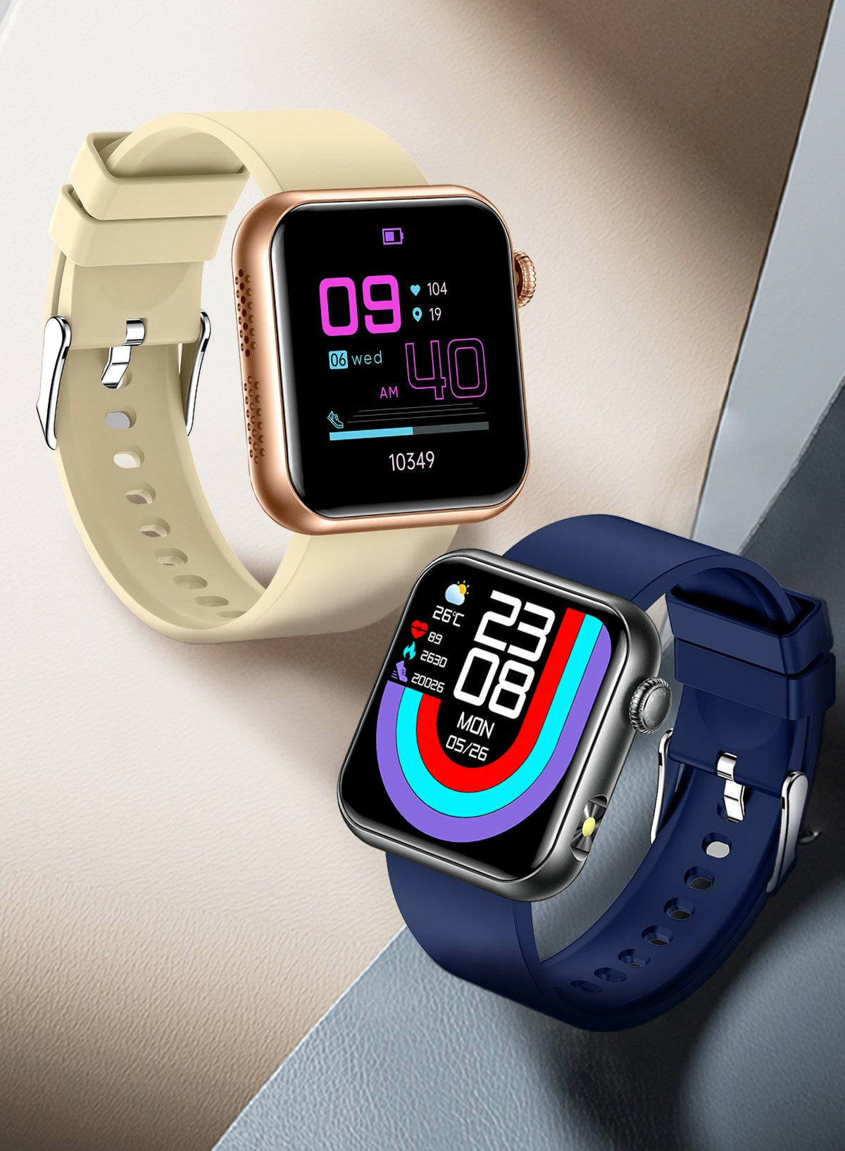 2025 Novo Smartwatch Feminino de LED com IA, Diagnóstico Inteligente, Monitor de Saúde HRV+PPG, Pressão Arterial, Oxigênio no Sangue, IP68, NFC?