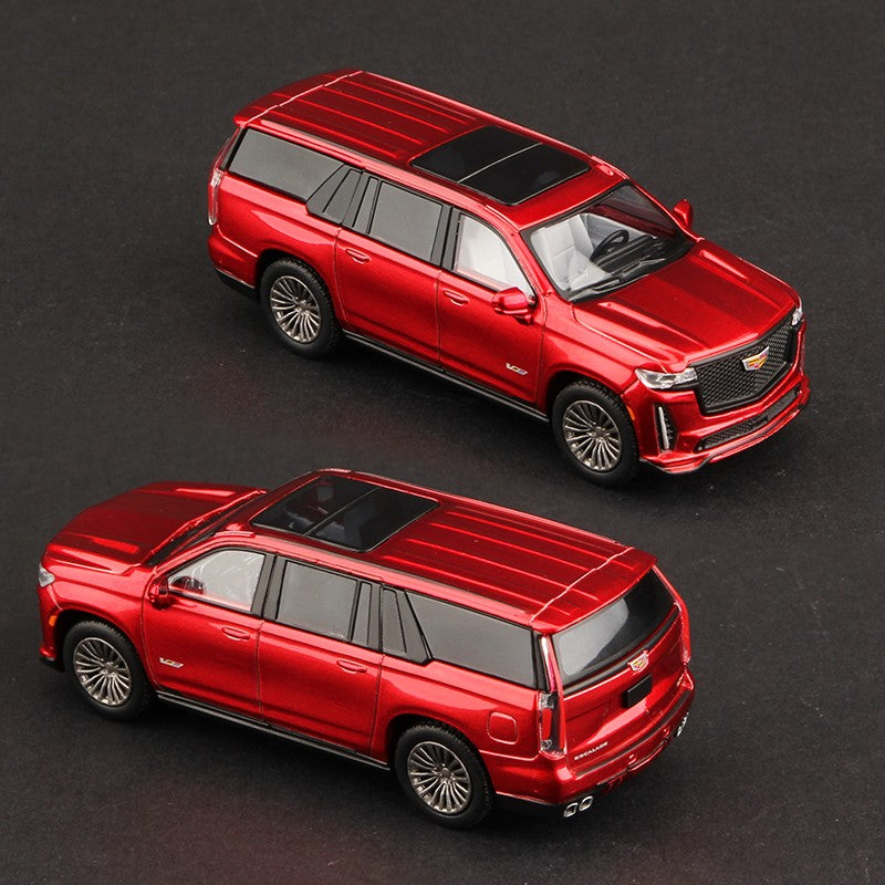 Massdi 1:64 Cadillac Escalade Carro Modelo CT5 CT6 Liga Miniatura Veículos Diecast Coleção de Brinquedos