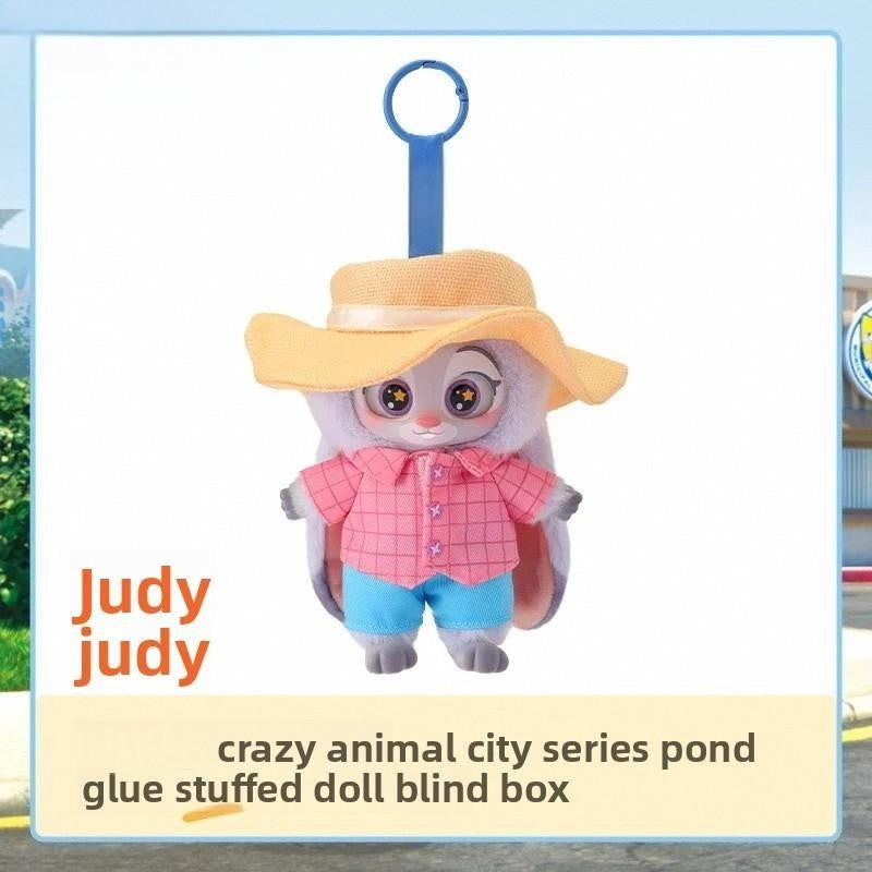 Novo em estoque Zootopia 2 Pelúcia Vinil Chaveiro Caixa Surpresa Brinquedo Colecionável Presente para Meninas Animais Mistério Brinquedos Tendência Infantil