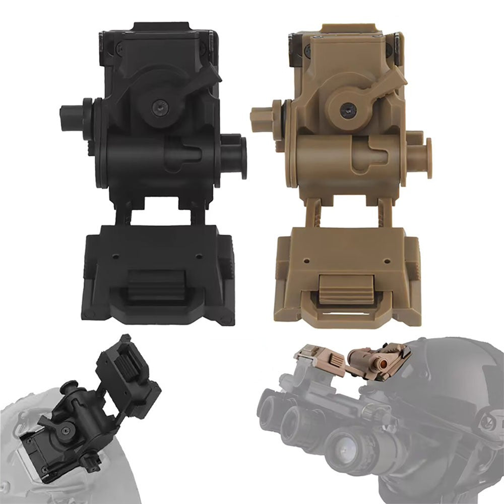 BOOIU L4G24 Suporte de Montagem NVG Tático de Nylon Dobrável para Capacete de Visão Noturna para Capacete PVS15 PVS18 PGPNVG18