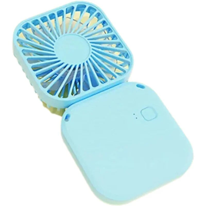 Mini Folding Hanging Neck Fan Foldable Hanging Neck Fan Mini Folding Personal Fan, 3 Speeds USB Charging For Travel Indoor And O