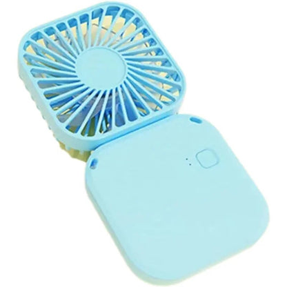 Mini Folding Hanging Neck Fan Foldable Hanging Neck Fan Mini Folding Personal Fan, 3 Speeds USB Charging For Travel Indoor And O