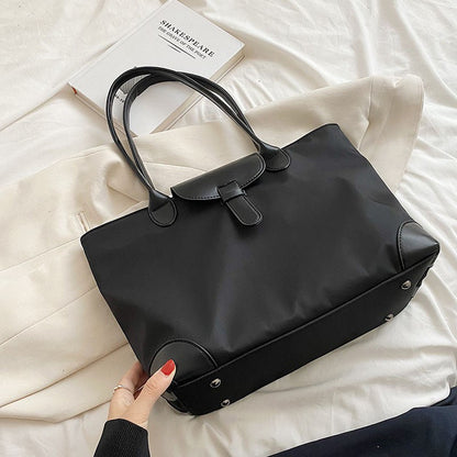 New high-capacity women's bag, fashionable and casual nylon handbag, mommy shopping bag, commuting bag, one shoulder tote bag