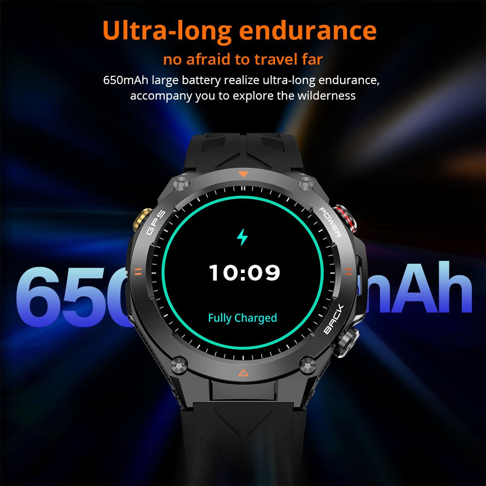 Smartwatch COLMI V75 GPS 2024 Tela Ultra HD de 1.45" GPS e Bússola Integrados Faz/Recebe Chamadas Bateria de 650mAh