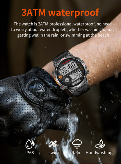 New T-Rex 3 Smart Watch Men GPS Positioning Military 5ATM Waterproof Watch 650mAh Battery Compass Altimeter GPT Assistant Watch