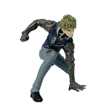 Boneco de Anime One Punch Man de 16cm, Moletom Saitama, Boneco de Ação, Herói Nível S do Diabo, Genos, Estatueta de PVC, Modelo Colecionável, Brinquedos