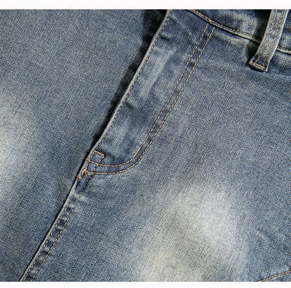 Plus Size Denim Skirt For Women Summer 2024 New High Waisted Mini Blue Jeans Skirts With Lining Korean Fashion Mini Skirt Woman