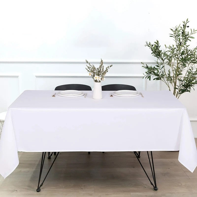 Rectangle PEVA Tablecloth Table Cloth Overlays Wedding Christmas Home Dining Table Decor 2024 Baby Shower Birthday Party Decor