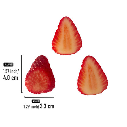 3PCs/Lot High Artificial Fruit Fake Block Simulation Model, Christmas Window Decoration, Ornament Craft, Photography Props
