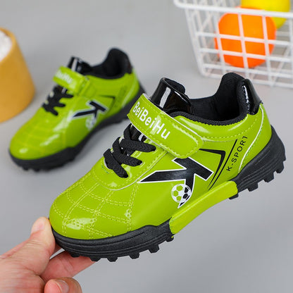 Soccer Cleats for Kids 2024 New Children Football Cleats Fashion Firm Ground Soccer Shoes