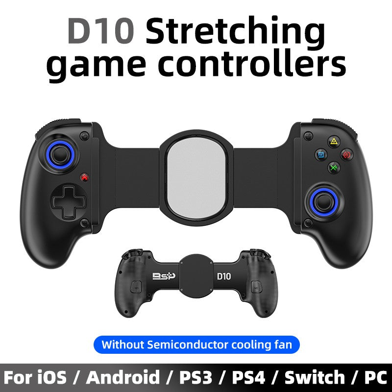 D10/D10S Mobile Game Controller Tablet Wireless Gamepad For Android/IOS/Switch/PS3/PS4 Stretching Joystick with M1M2