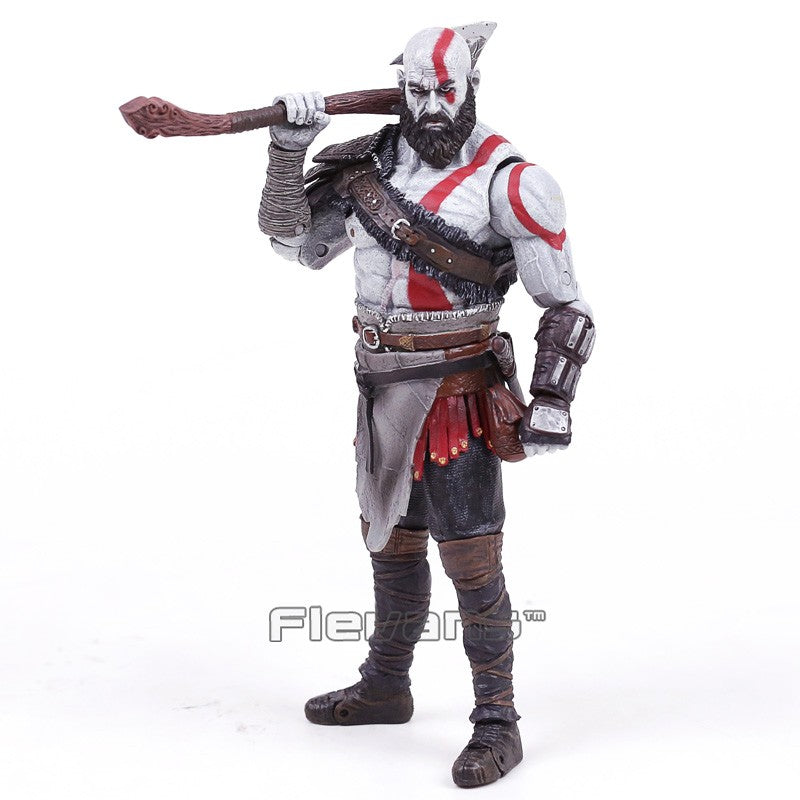 NECA God of War 2018 Kratos & Atreus Ultimate PVC Action Figure Modelo Colecionável Brinquedo 2-pack