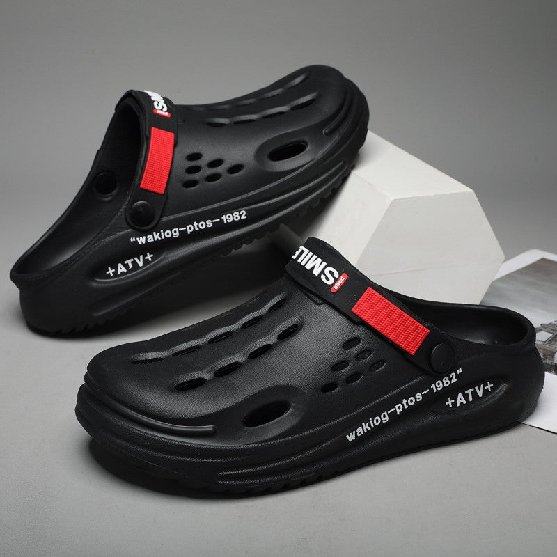 Big Size 47 Fashion Men Beach Sandals Outdoor Clogs Comfortable Indoor Slippers Trend Men Casual Shoes Home Garden Shoes Sandals