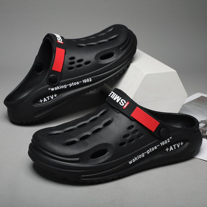 Big Size 47 Fashion Men Beach Sandals Outdoor Clogs Comfortable Indoor Slippers Trend Men Casual Shoes Home Garden Shoes Sandals