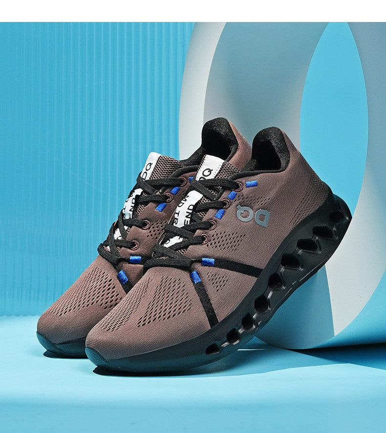 Men Casual Sports Running Shoes Marathon Air Cushion Breathable Lightweight Men Comfortable Athletic Nonskid Sneakers Outdoor