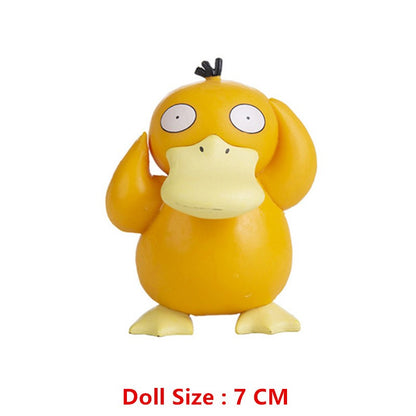 Pokémon 4-13cm Novos Desenhos Animados Filme Anime Figura Pikachu Mewtwo Charmander Blastoise Gurado Pet Ação Modelo Brinquedo Presentes