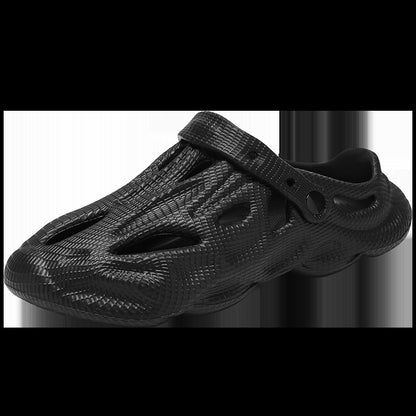 New Men's Summer Leisure Fashion Jelly Shoes EVA Soles Comfortable Platform Slippers Outdoor Beach Sandals Garden Shoes