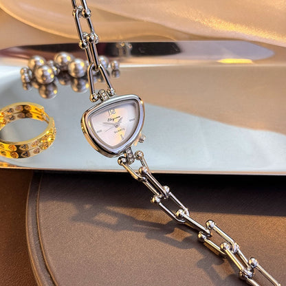 Ladies' Fashionable Trendy U-Shaped Quartz Watch with New Polygonal Alloy Case Must-Have Accessory for Trendy Outfits