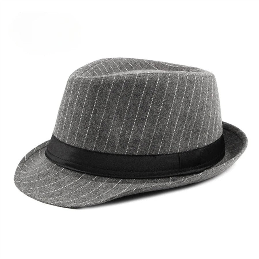 Chapéu de Lã para Casamento Primavera Verão para Homens de Meia-Idade, Casal, Moda Outono Inverno, Festa Xadrez, Design de Luxo, Chapéu Jazz Fedora para Mulheres