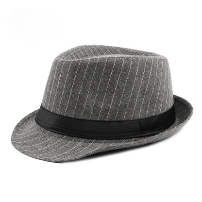Chapéu de Lã para Casamento Primavera Verão para Homens de Meia-Idade, Casal, Moda Outono Inverno, Festa Xadrez, Design de Luxo, Chapéu Jazz Fedora para Mulheres