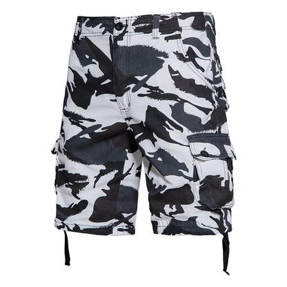 Loose camouflage beach five pants men's summer cotton thin section in the pants summer work casual shorts