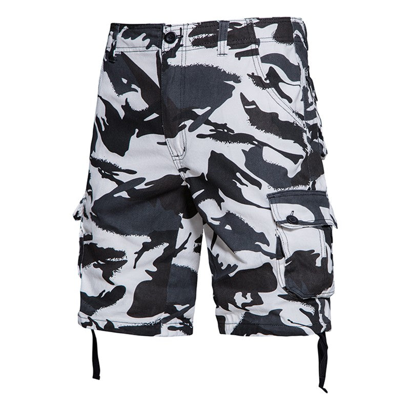 Loose camouflage beach five pants men's summer cotton thin section in the pants summer work casual shorts
