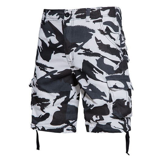 Loose camouflage beach five pants men's summer cotton thin section in the pants summer work casual shorts