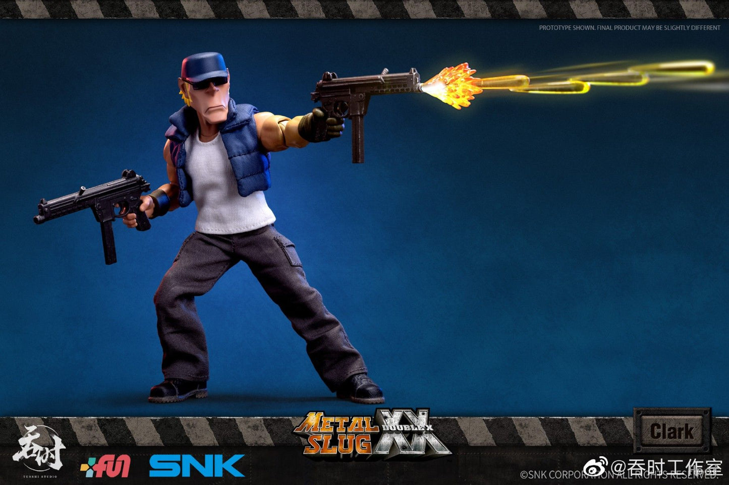 ?Original?Tunshi Studio TS-009 Metal Slug XX Clark Still TS-010 Ralf Jones Coleção de Enfeites 1/12