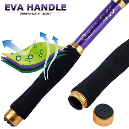 Sougayilang 1.8M-3.3M Carp Fishing Rod Cost-effective FRP Material Fishing Pole Maximum Load 8kg Telescopic Fishing Rod Pesca