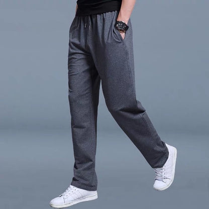 New Korean Straight tube Men Casual Sports Pants Running Workout Jogging Long Pants Gym Sport Trousers for Men Jogger Sweatpants