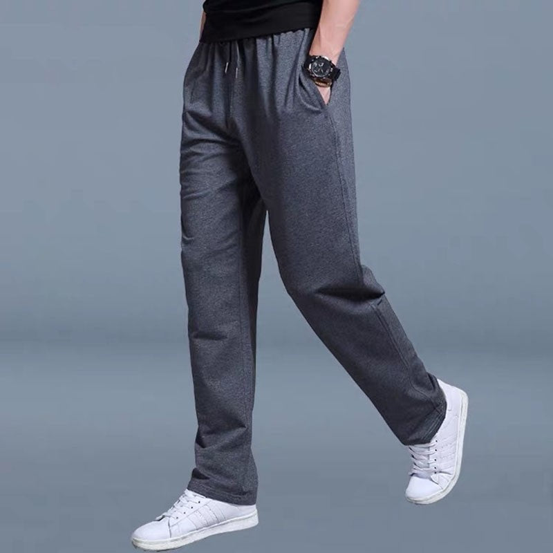 New Korean Straight tube Men Casual Sports Pants Running Workout Jogging Long Pants Gym Sport Trousers for Men Jogger Sweatpants