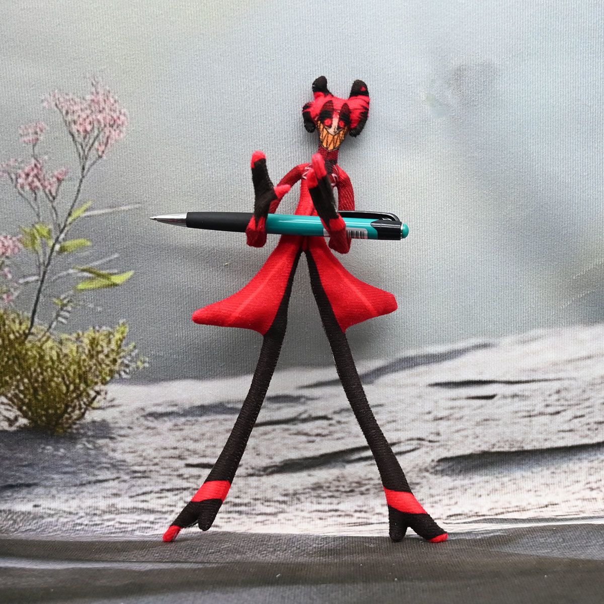 Anime Hazbin Alastor Niffty Cosplay Plush Doll Body Wire Skeleton Action Stuffed Dolls Accessories Ornament Gifts