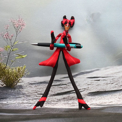 Anime Hazbin Alastor Niffty Cosplay Plush Doll Body Wire Skeleton Action Stuffed Dolls Accessories Ornament Gifts