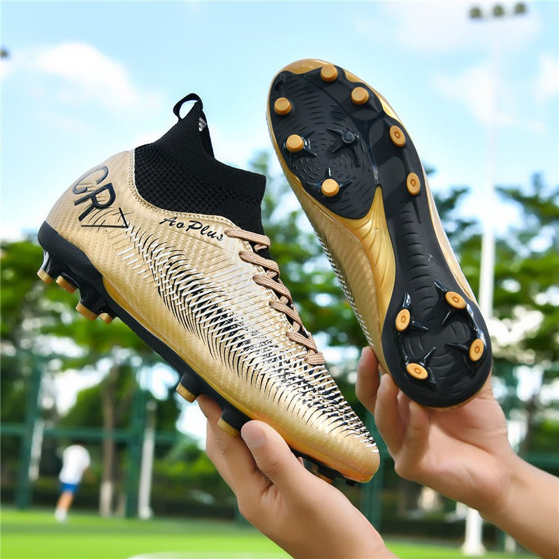 2025 New Football Shoes Society Soccer Cleats Long Nails Soccer Boot Non-slip Training Sneaker Artificial Quality Grass Footwear