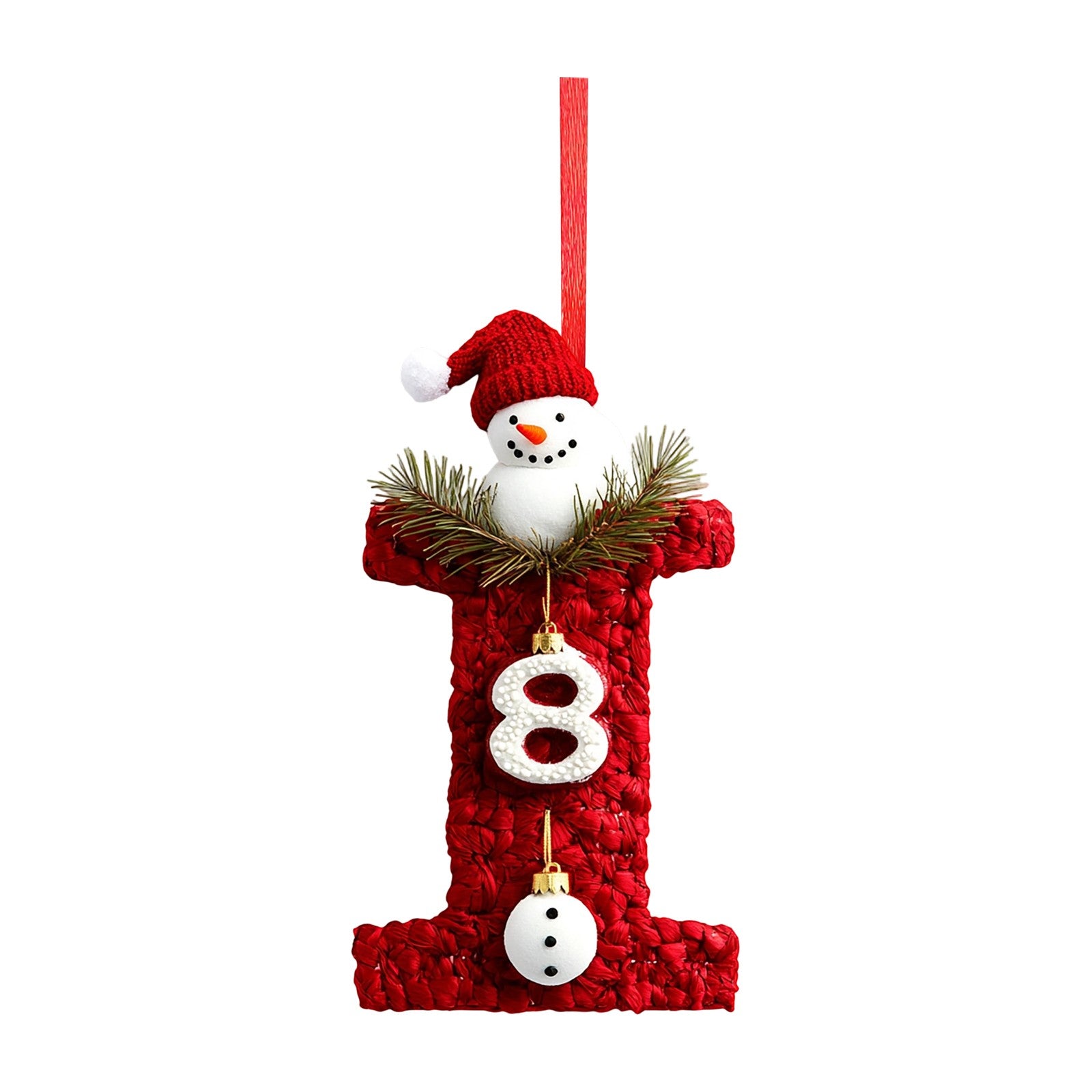 26 Letter Christmas Tree Hanging Personalized Christmas Letter Decoration Holiday Ornaments Christmas Tree Ornaments 2025