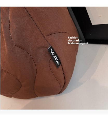 New Commuting Crossbody Bags for Women Fashion Texture and Simple Hobo Shoulder Bag Large Capacity Versatile Bags for Travel