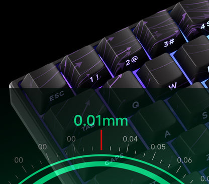 Akko MonsGeek FUN60 Teclado Mecânico Interruptor Magnético Teclados Gamer 60% Gatilho Rápido 0,01mm 8K ARGB HE/TMR Teclado Personalizado