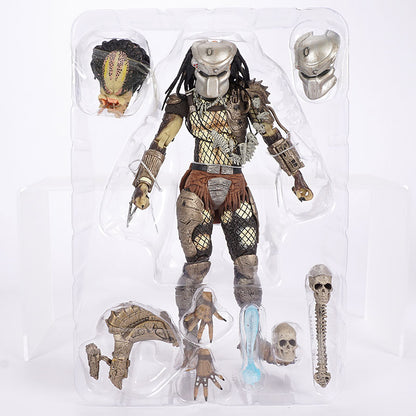 Filme Clássico NECA Ultimate Series Predador 7" Caçador da Selva vs Ovos Alienígenas PVC Boneco Articulado Colecionável