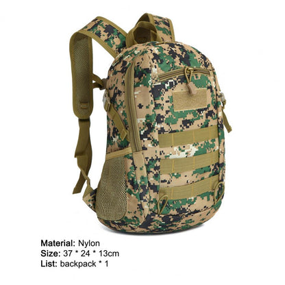 Mochila esportiva 15L impermeável, confortável e prática, mochila esportiva portátil e durável para escalada