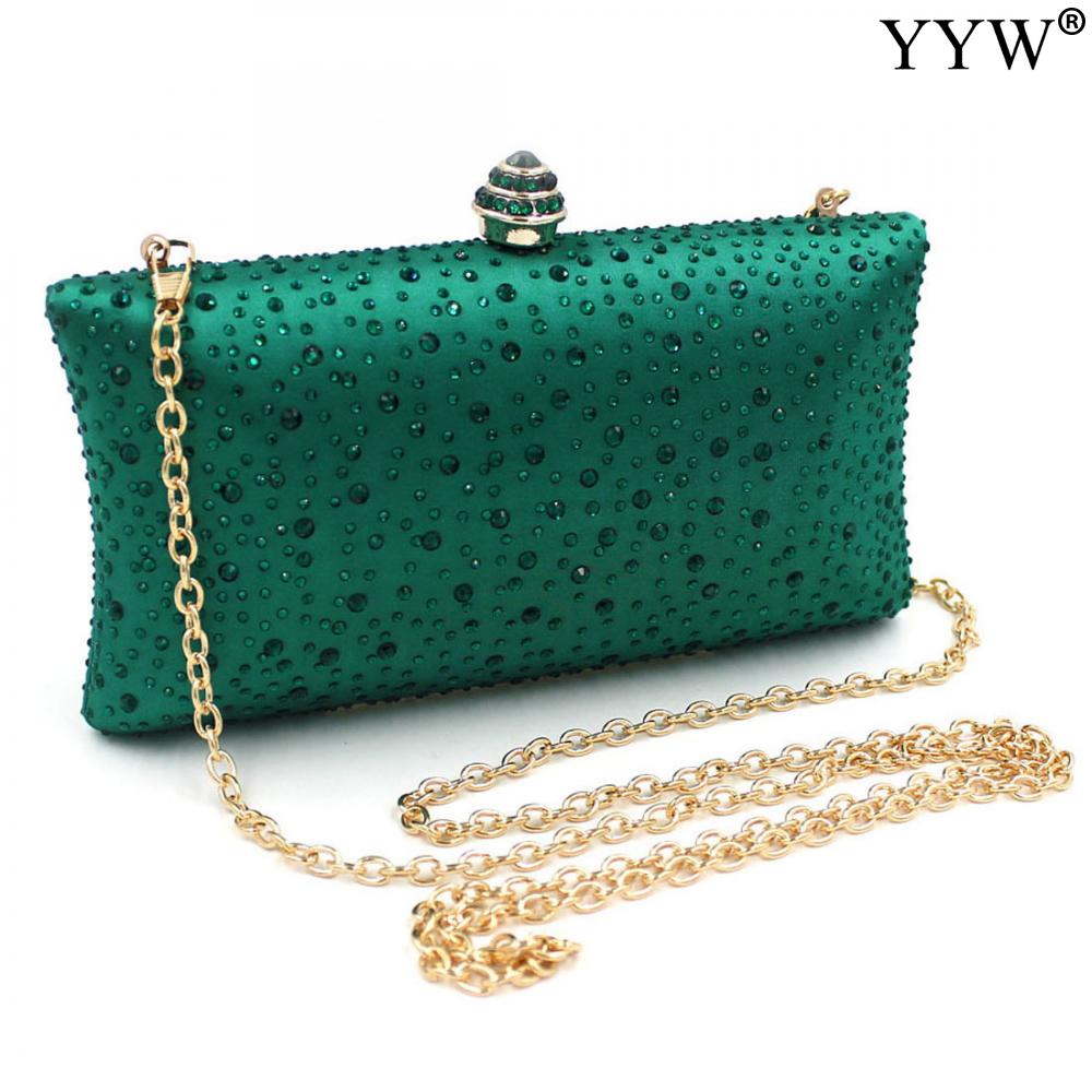 Luxury Design Crossbody Shoulder Bags For Women Evening Handbag Fashionable Outfits Wedding Women Green Clutch Purses