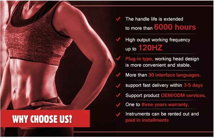 11.11 Portable 2 Handle Mini EMS 6500W Electric Muscle Stimulator 200HZ Fitness Machine Weight Loss Home Using Muscle Building