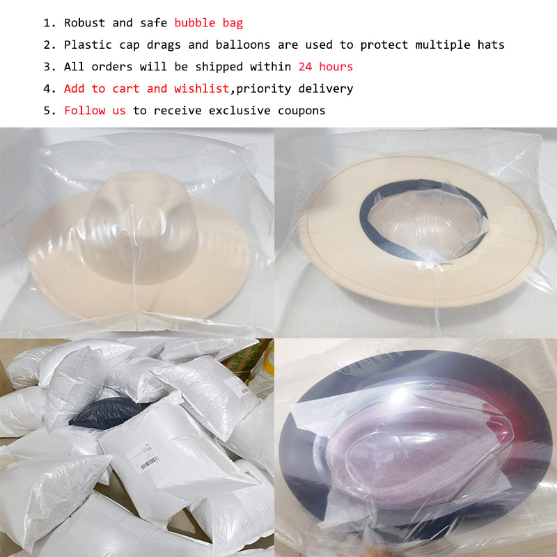 Kids Hat Girl 52cm Small Child Felt White Black Winter Hat Casual Dress Boy Girls Child Fedora Winter Hat Sombrero Panama Hombre