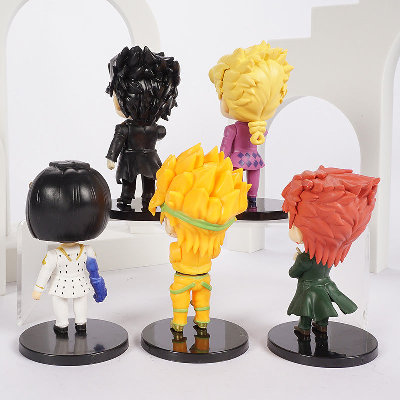 JoJo's Bizarre Adventure Jonathan Dio Higashikata Josuke Narancia Ghirga Pierre Q Versão Figuras Modelo Brinquedos Bonecas Presente