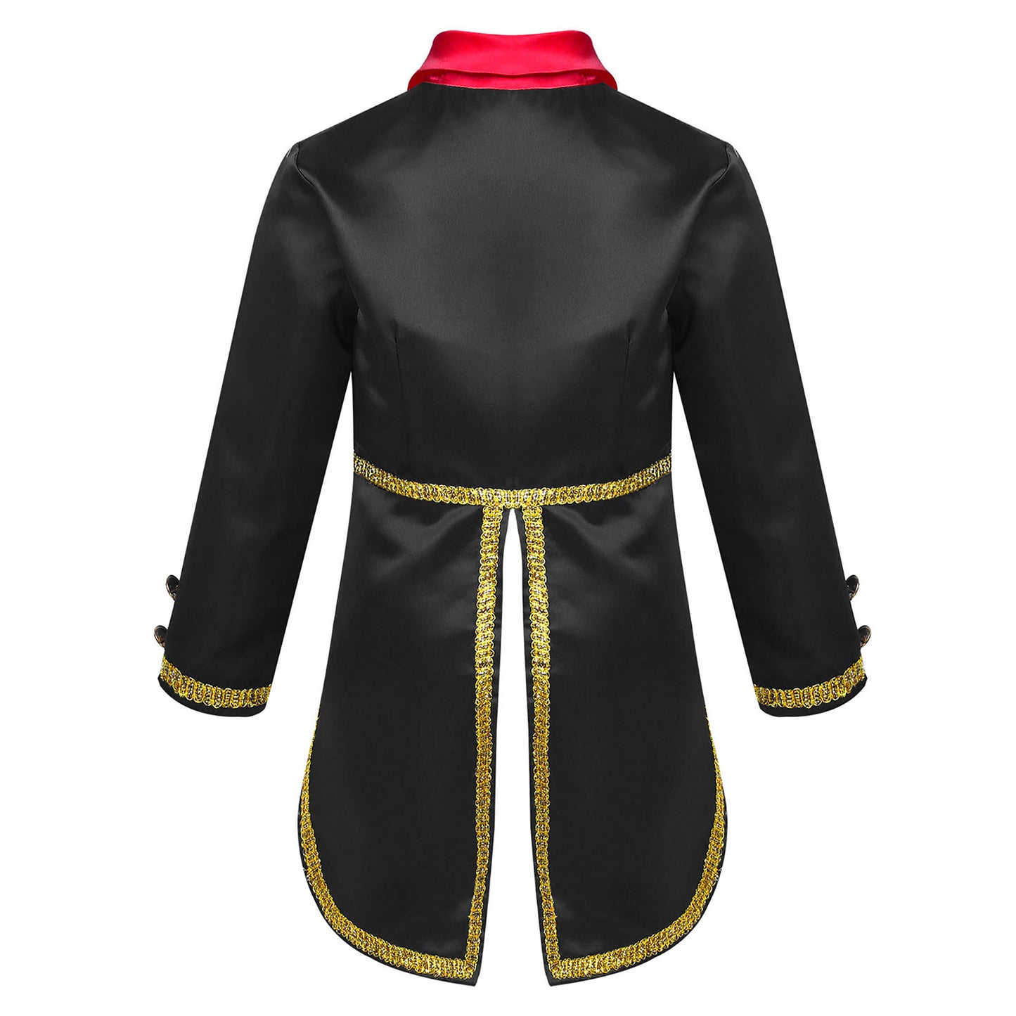 Boys Girls Prince Tuxedo Jacket Turn-Down Collar Coat Halloween Masquerade Theme Party Cosplay Costume Birthday Party Tailcoat