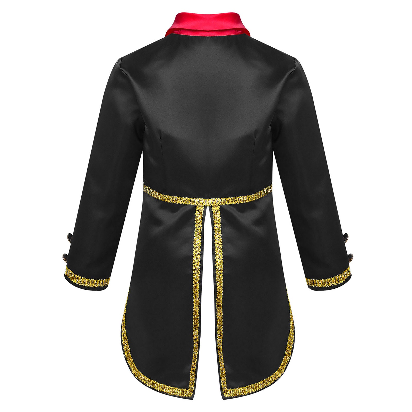 Boys Girls Prince Tuxedo Jacket Turn-Down Collar Coat Halloween Masquerade Theme Party Cosplay Costume Birthday Party Tailcoat
