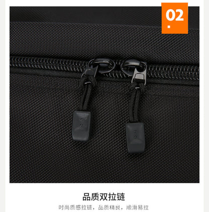 KLQDZMS Oxford Cloth Suitcase Bag Large Capacity Trolley Bag Men's Outdoor Travel Organizer Bag Women's Shoulders Backpacks