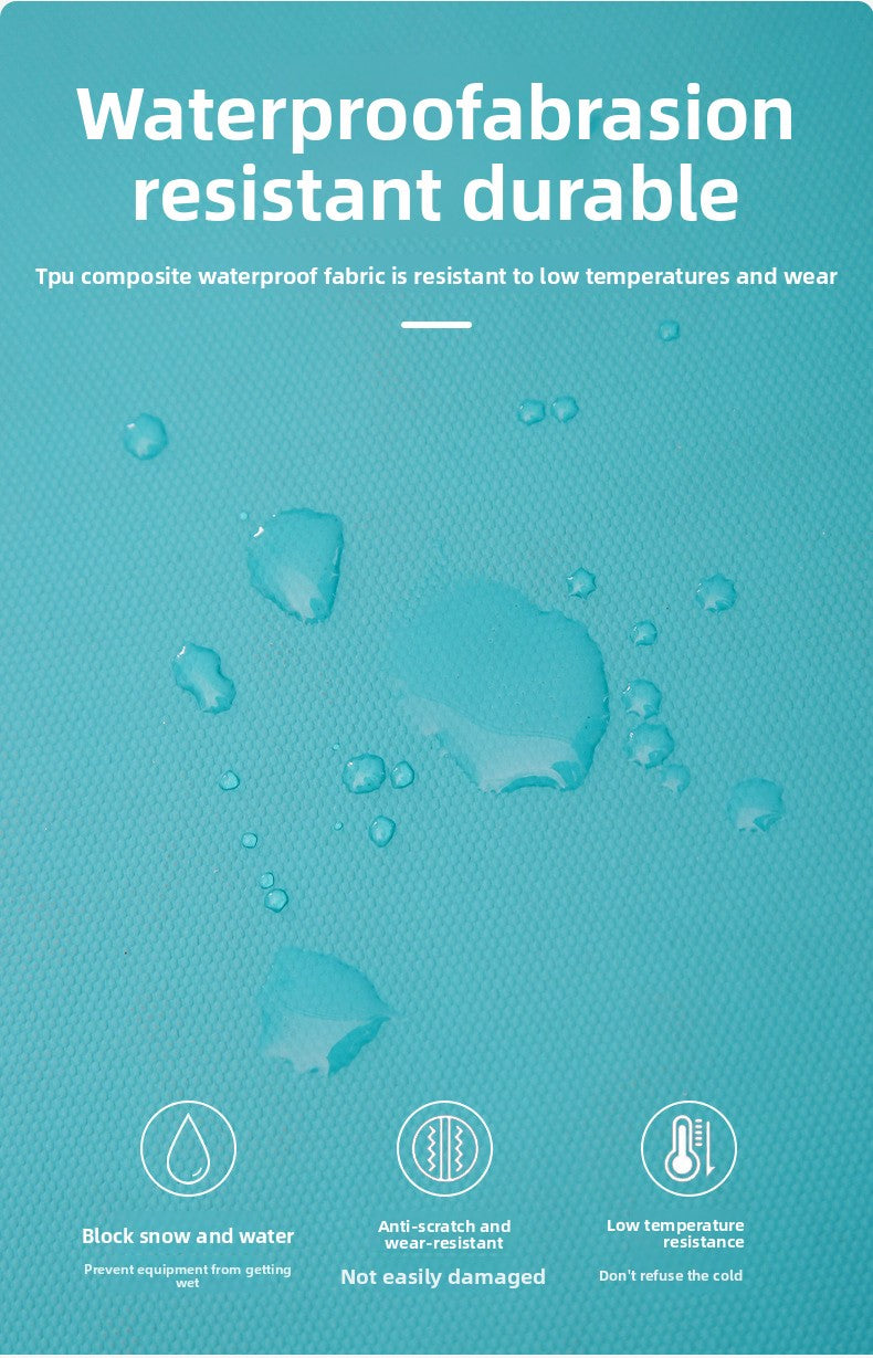 KLQDZMS Men's Backpack Outdoor Sports Ski Shoulder Bag Oxford Cloth Large Capacity Wearable Travel Bag Women's Luggage Bag