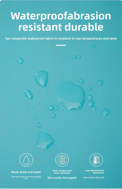 KLQDZMS Men's Backpack Outdoor Sports Ski Shoulder Bag Oxford Cloth Large Capacity Wearable Travel Bag Women's Luggage Bag