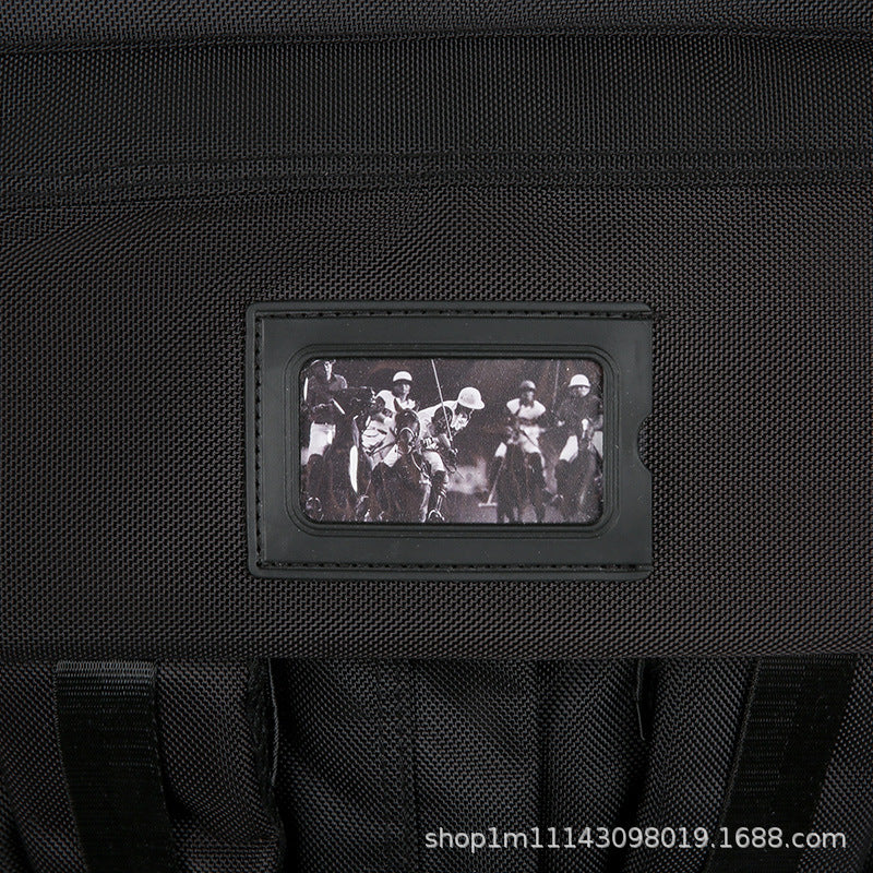 KLQDZMS Oxford Cloth Suitcase Bag Large Capacity Trolley Bag Men's Outdoor Travel Organizer Bag Women's Shoulders Backpacks